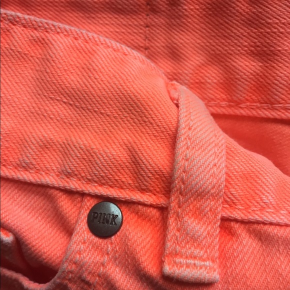 PINK VS Orange Cut-Off Shorts - Picture 4 of 7